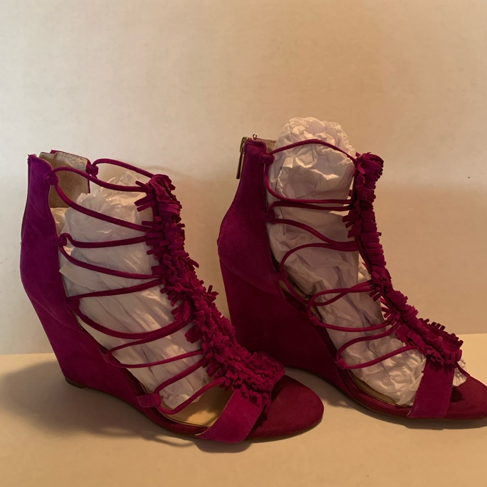 Jessica Simpson Pink Wedges - Picture 5 of 5